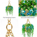 Succulent Bead Hanging Car Charm product image 1