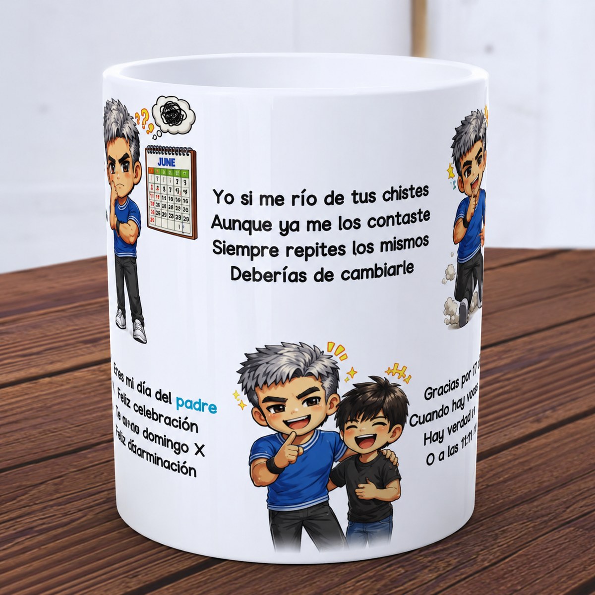 Spanish Papa Family Humor Mug product image 3
