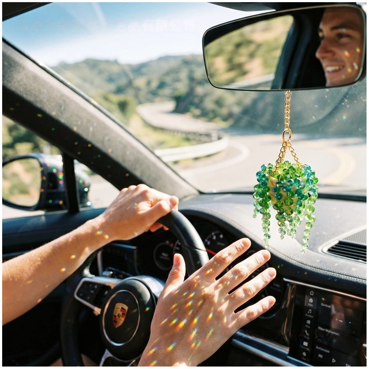 Succulent Bead Hanging Car Charm product image 4