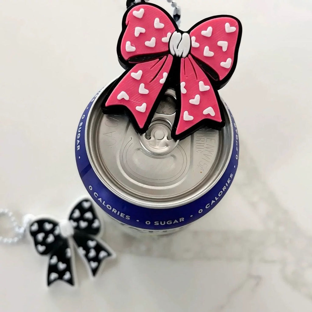 Coquette Bow Cup Keychain Bottle Opener product image 5