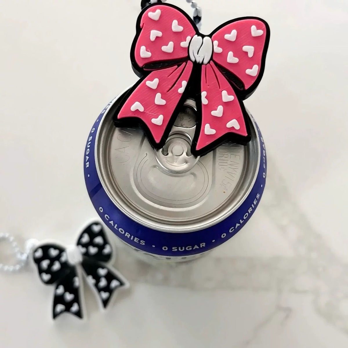 Coquette Bow Cup Keychain Bottle Opener product image 5