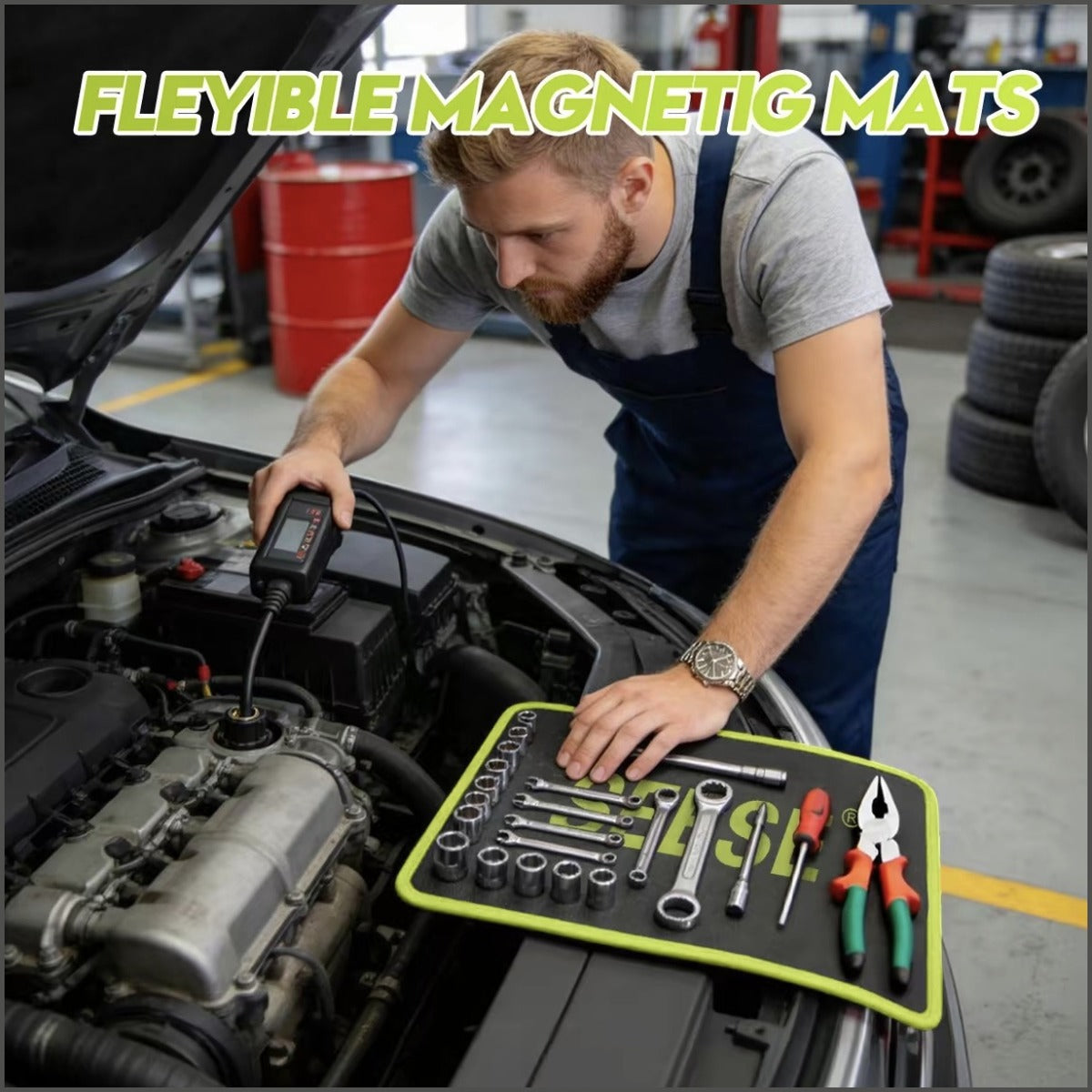 Flexible Magnetic Tool Mat & Tray Holder product image 5