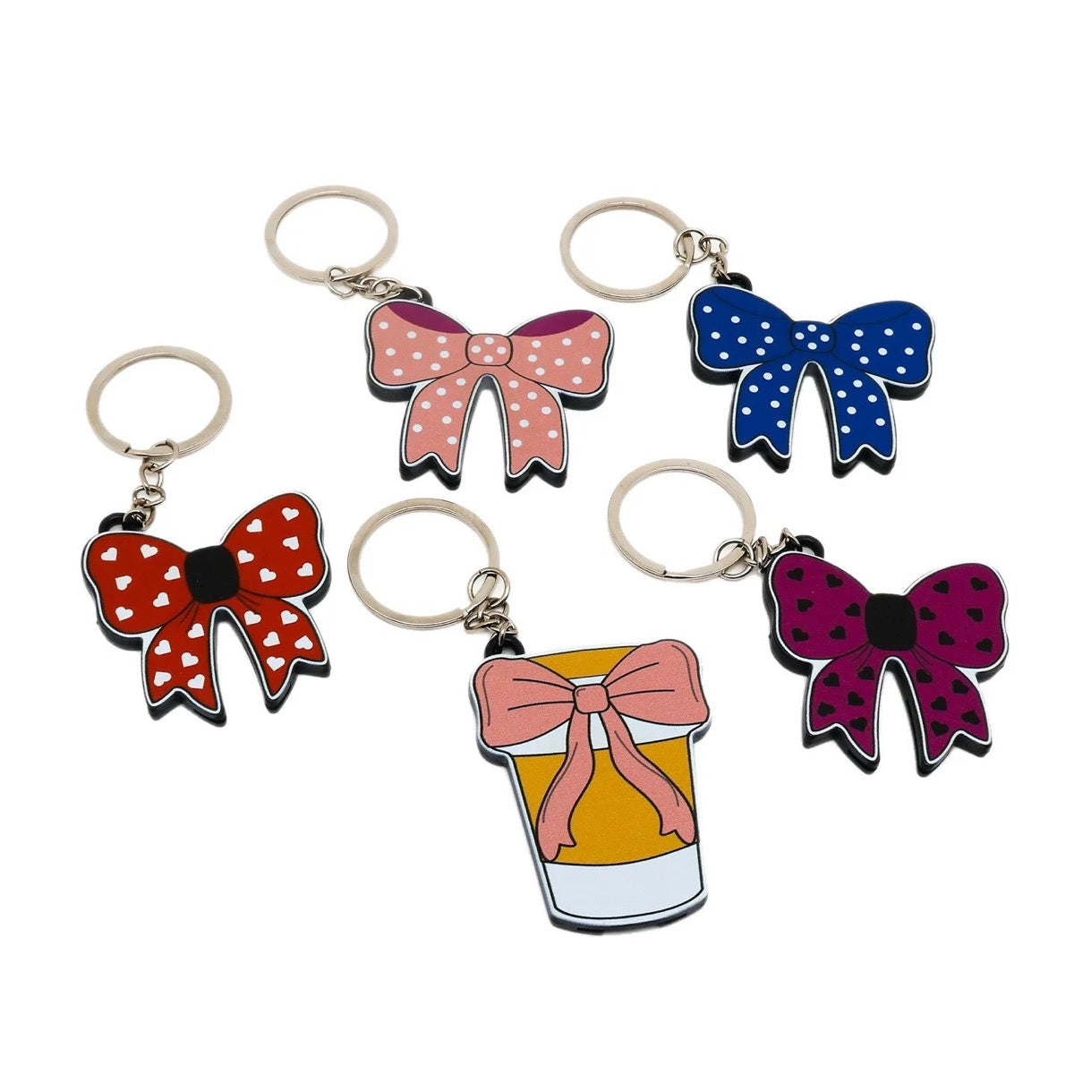 Coquette Bow Cup Keychain Bottle Opener product image 6