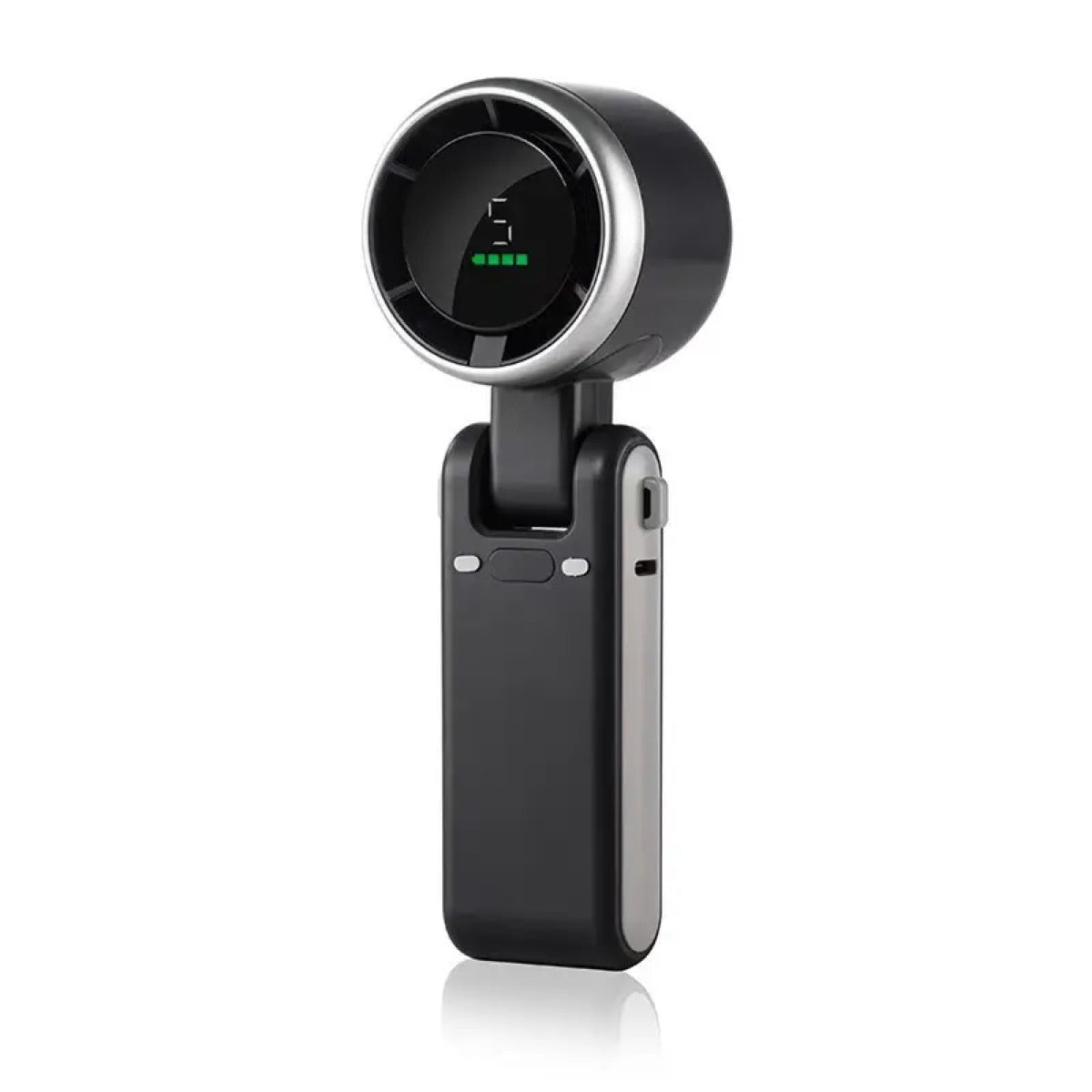 5-Speed Portable Turbo Handheld Fan: 12H Long-Life Battery for Travel & Beach product image 9