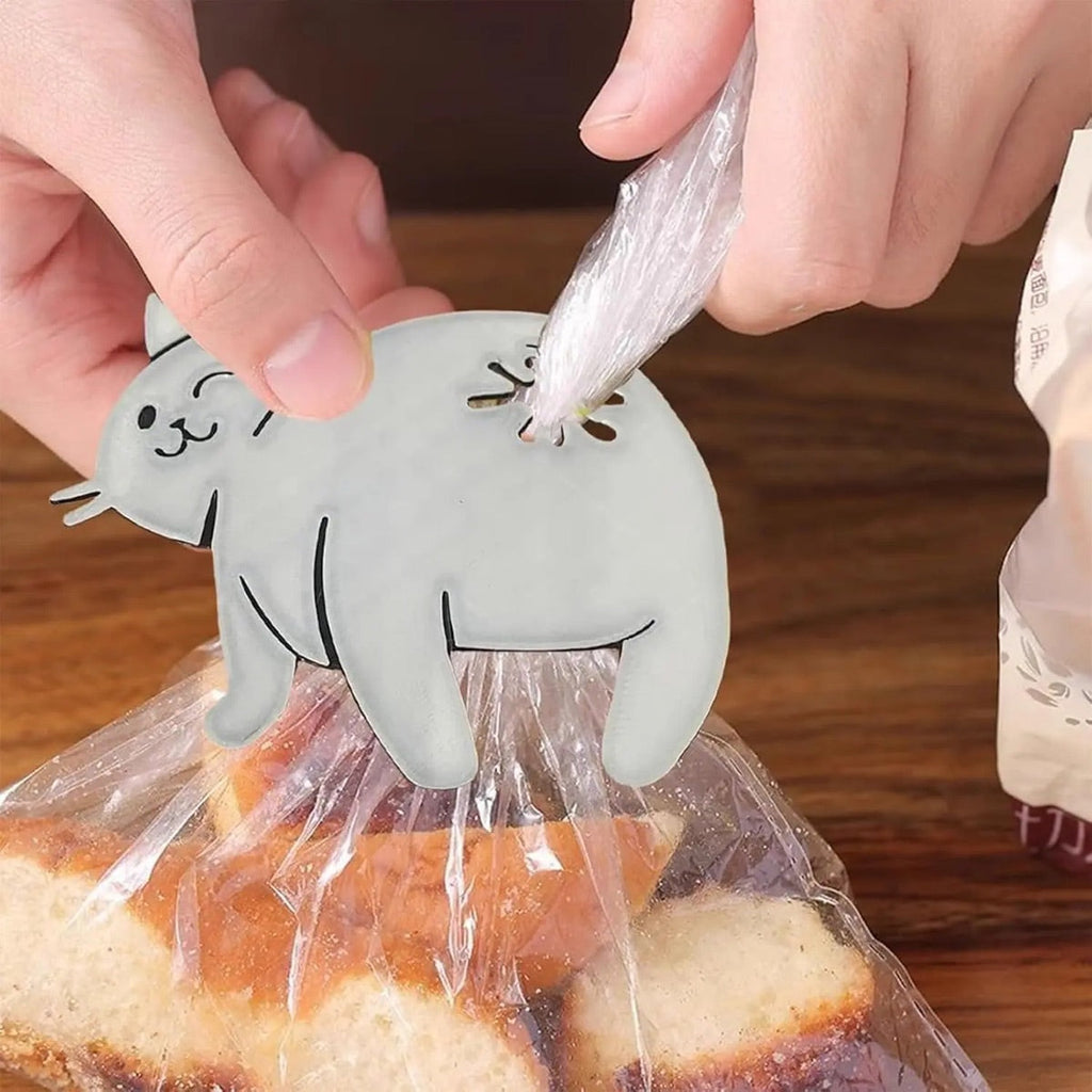 3-Piece 3D-Printed Cat Bread Clips product image 2