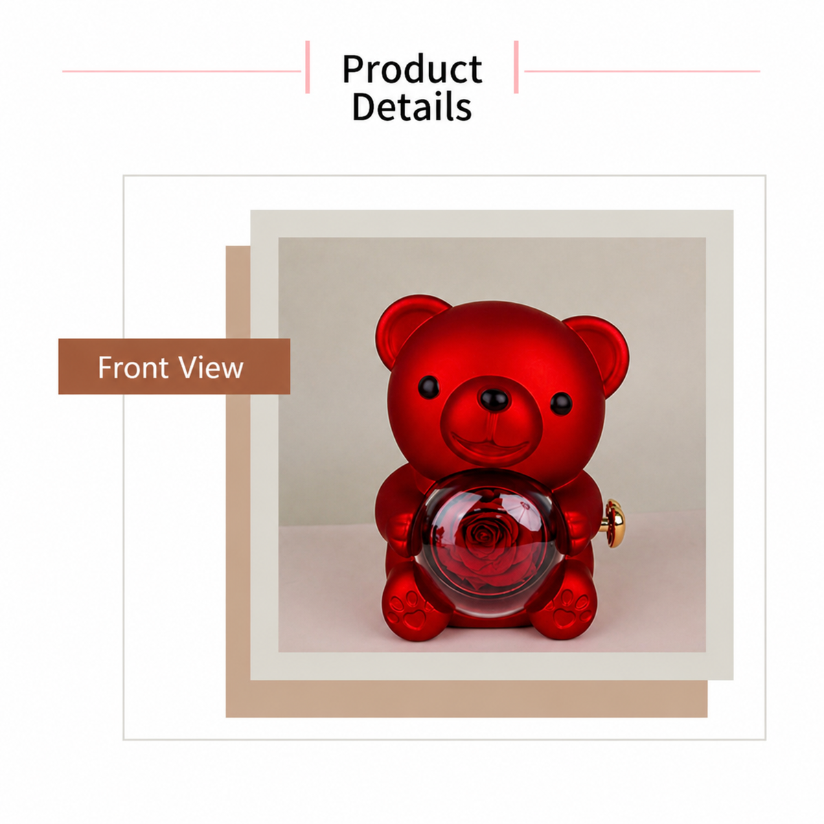 Hug Bear Rose Jewelry Box product image 10