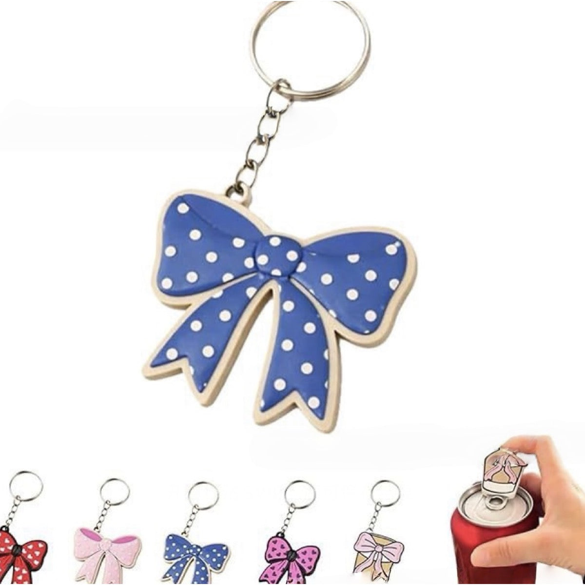 Coquette Bow Cup Keychain Bottle Opener product image 10