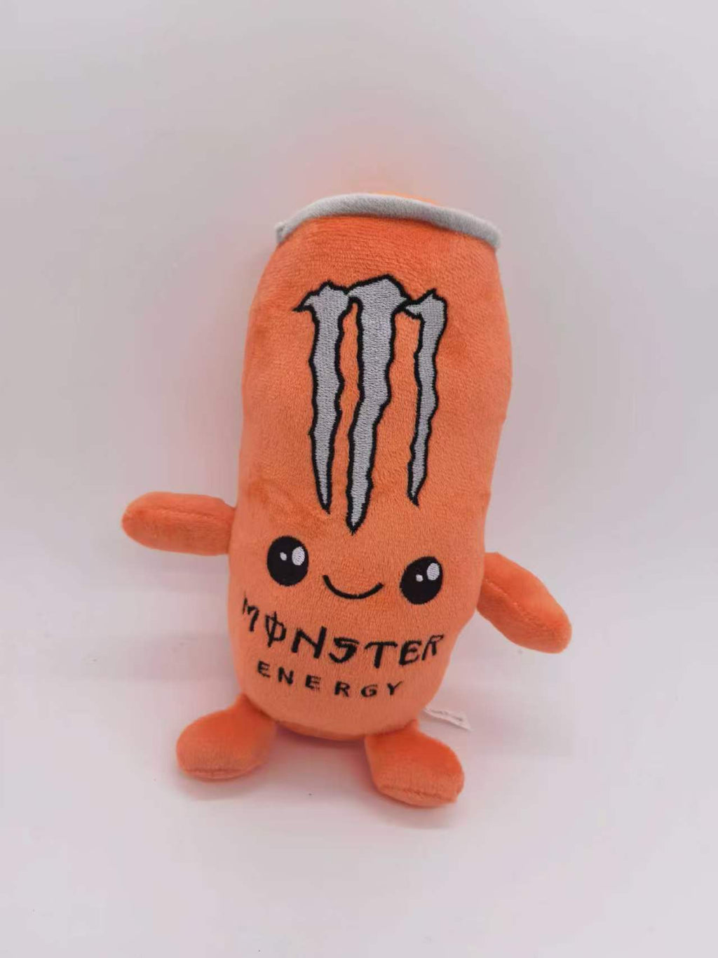 White Monster Energy Drink Can Plush Toy Soft Stuffed Decor Gift Collectible
