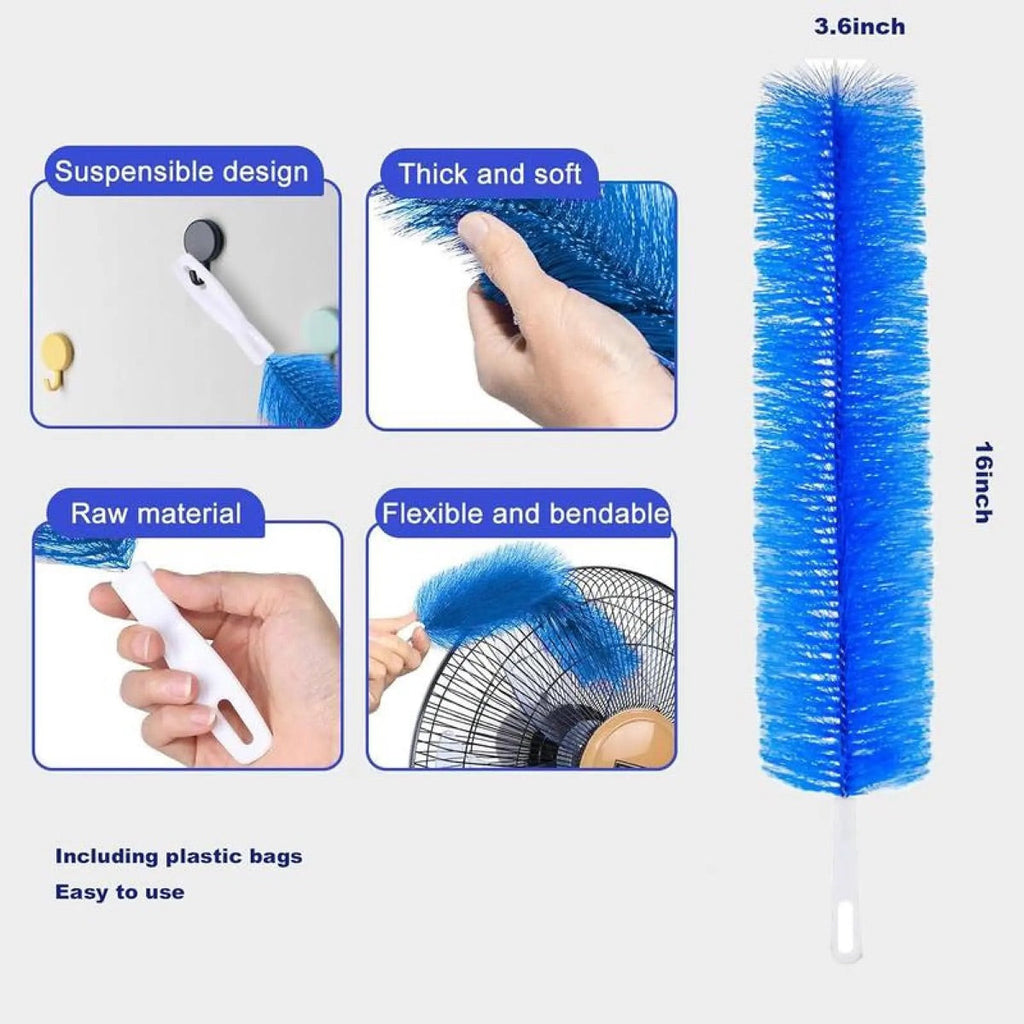 Bendable Microfiber Ceiling Fan Duster: Reusable & Washable Cleaner Brush product image 3