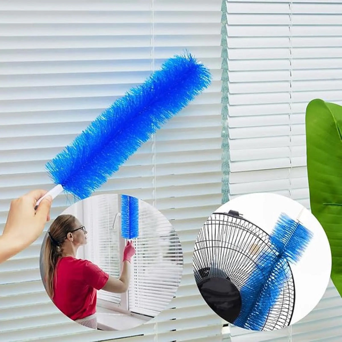 Bendable Microfiber Ceiling Fan Duster: Reusable & Washable Cleaner Brush product image 6