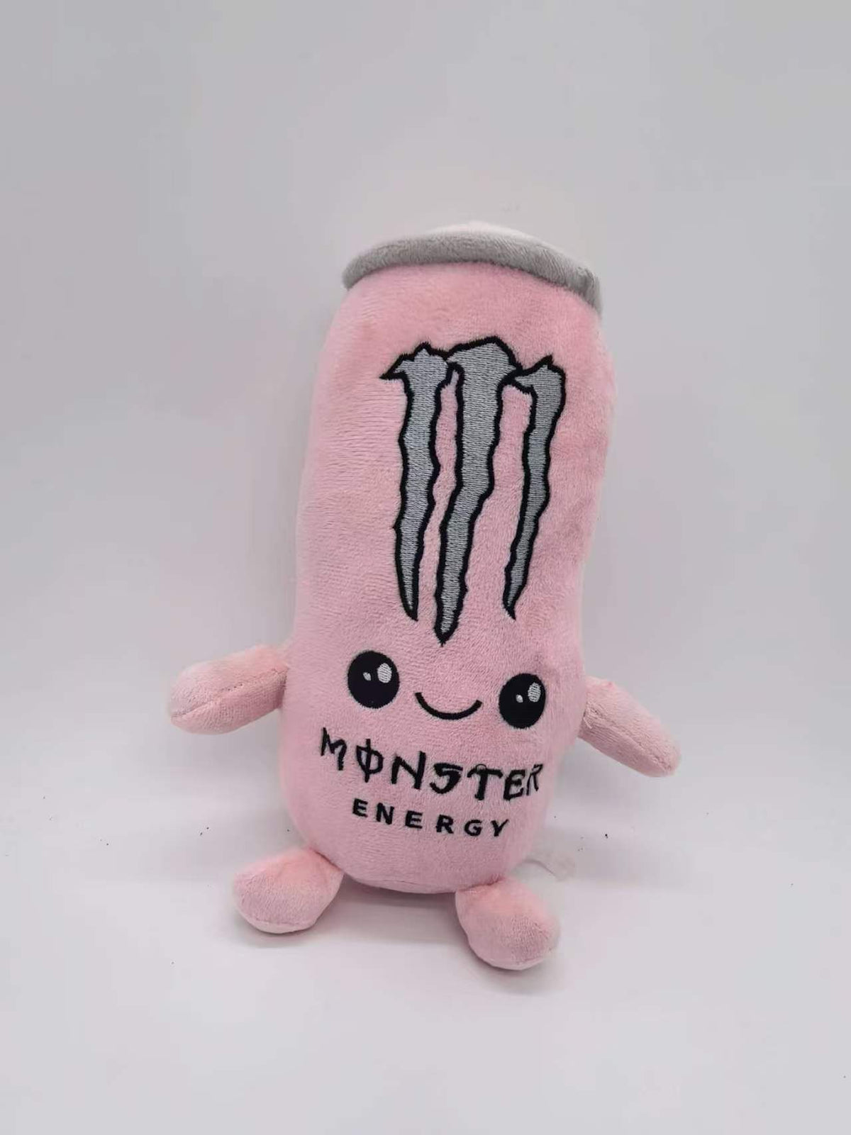 White Monster Energy Drink Can Plush Toy Soft Stuffed Decor Gift Collectible