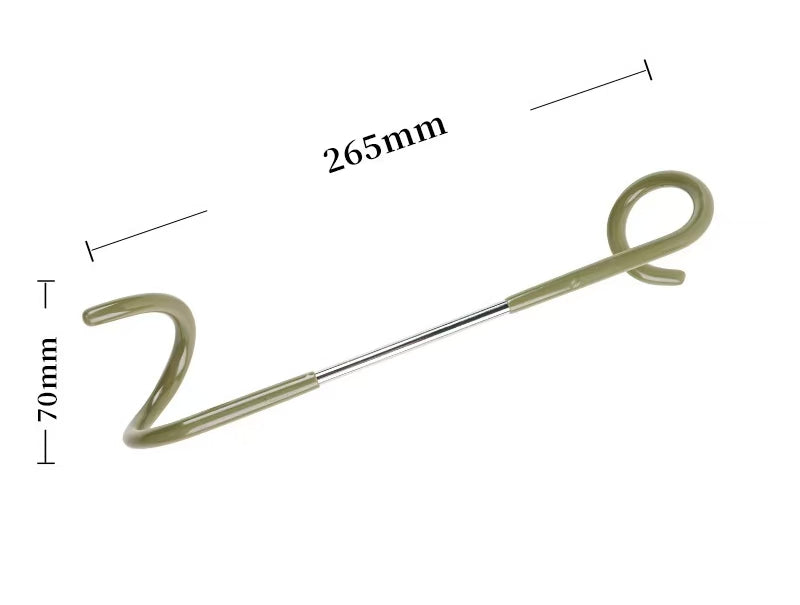 Multi-Use Pig-Tail Hanging Hook – Add Hanging Space Indoors & Outdoors