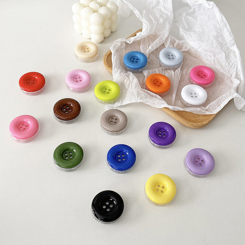 Solid Color Button Phone Grip – Minimalist Design, Durable and Lightweight, Grip and Stand for Smartphones