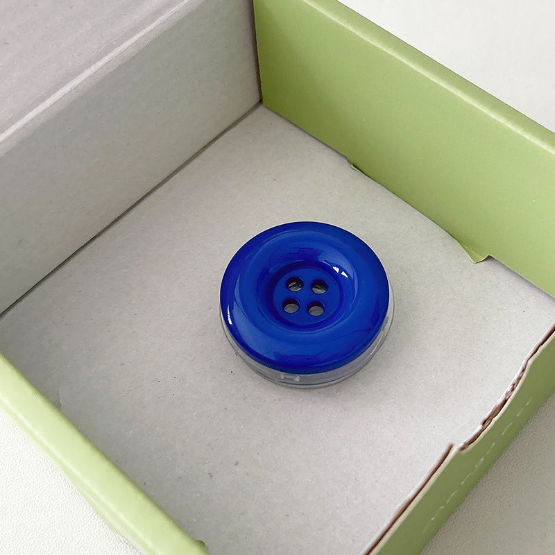 Solid Color Button Phone Grip – Minimalist Design, Durable and Lightweight, Grip and Stand for Smartphones