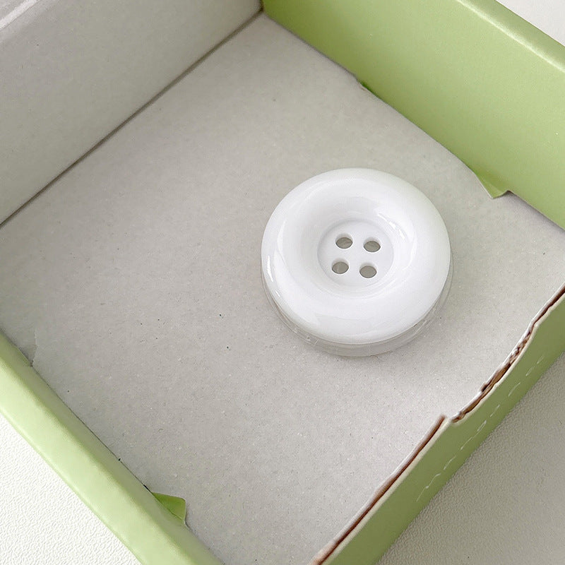 Solid Color Button Phone Grip – Minimalist Design, Durable and Lightweight, Grip and Stand for Smartphones