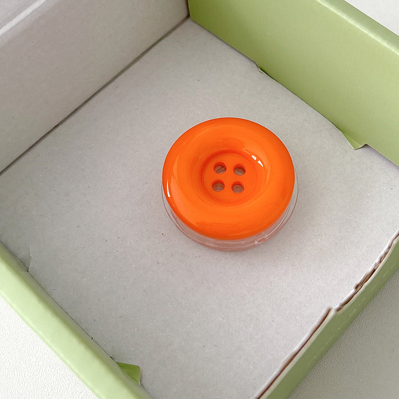 Solid Color Button Phone Grip – Minimalist Design, Durable and Lightweight, Grip and Stand for Smartphones