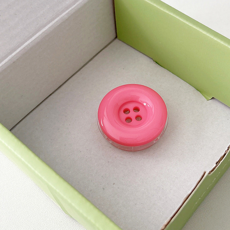 Solid Color Button Phone Grip – Minimalist Design, Durable and Lightweight, Grip and Stand for Smartphones