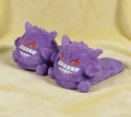 Purple Monster Plush Slippers – Big Personality, Cozy Indoor Fun