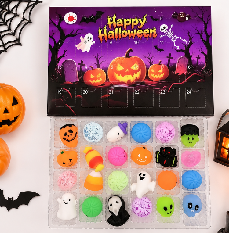 24-Day Halloween Squishy Countdown Calendar – A Little Spooky Surprise Every Day