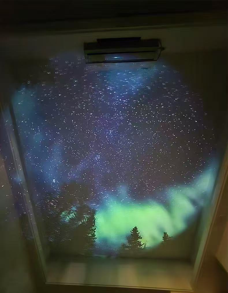 Galaxy Night Light Projector – USB Starry Sky Lamp for Bedrooms & Parked Cars