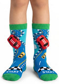 Funky 3D High Socks for Kids & Teens – Colorful Novelty Knee-High Socks with Plush Elements – Fun Cartoon, Animal & Toy Designs