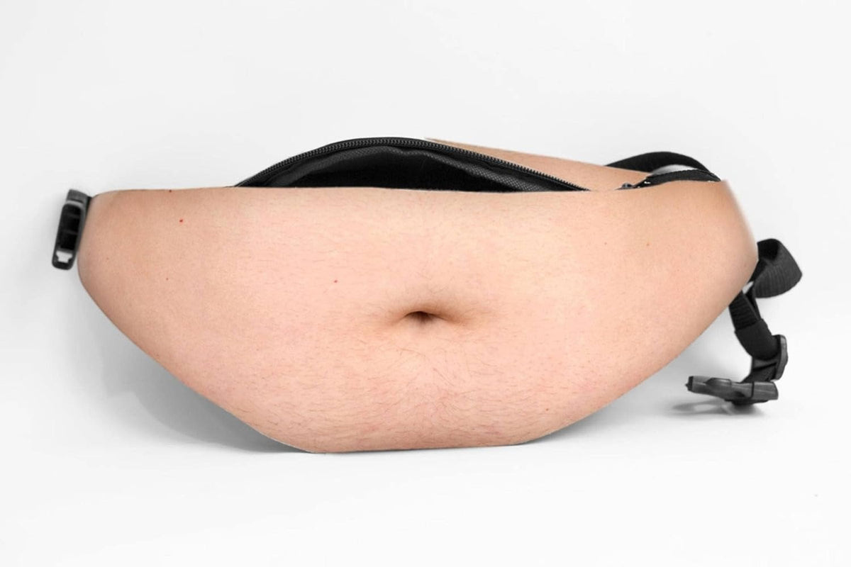 False Belly, Beer Belly, Zero Wallet, Belly, Waist Bag, Anti Harassment, Big Belly, Beer Belly, Artificial Leather, Pu