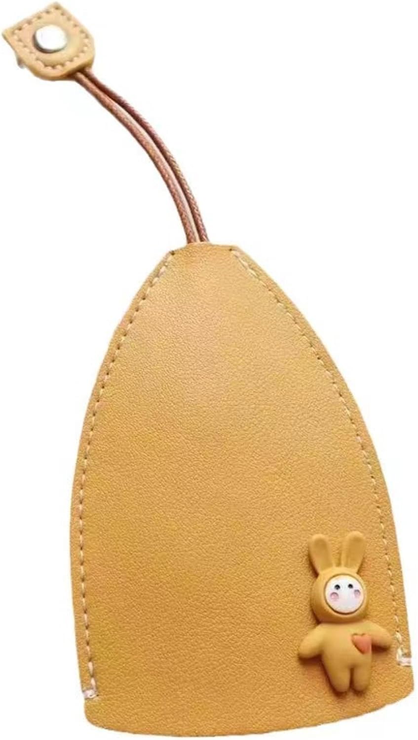 Pull-Cord Key Pouch with Bunny Charm – A Cute Way to Keep Keys Close