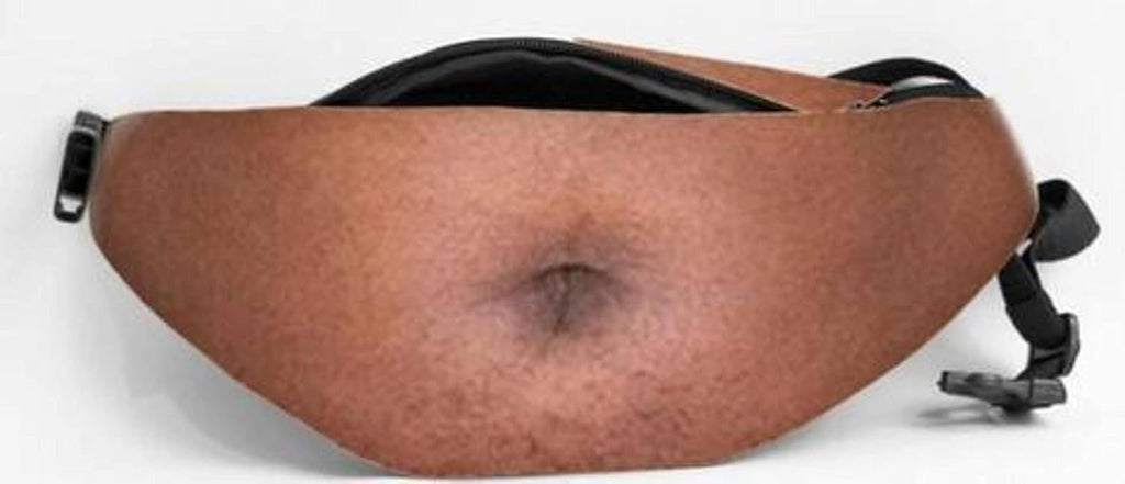 False Belly, Beer Belly, Zero Wallet, Belly, Waist Bag, Anti Harassment, Big Belly, Beer Belly, Artificial Leather, Pu
