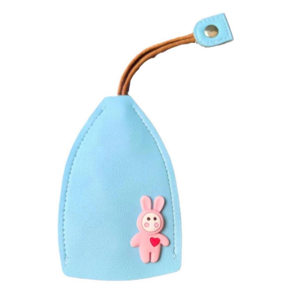 Pull-Cord Key Pouch with Bunny Charm – A Cute Way to Keep Keys Close
