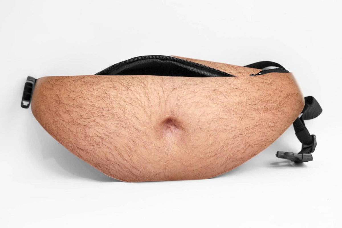 False Belly, Beer Belly, Zero Wallet, Belly, Waist Bag, Anti Harassment, Big Belly, Beer Belly, Artificial Leather, Pu