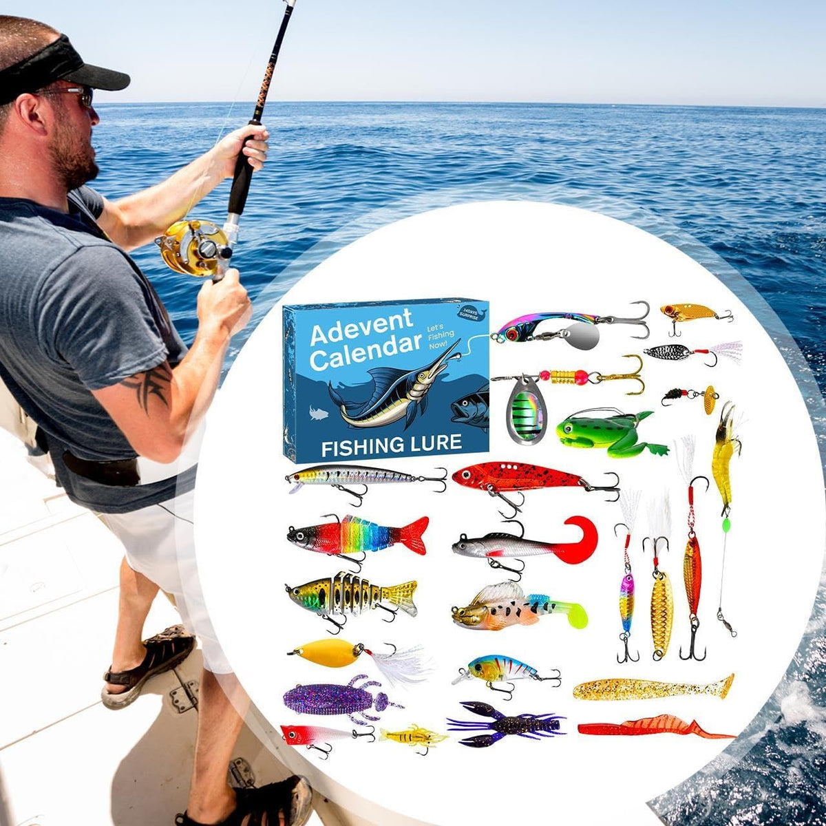 24-Day Fishing Lure Advent Calendar – A New Angling Surprise Every Day