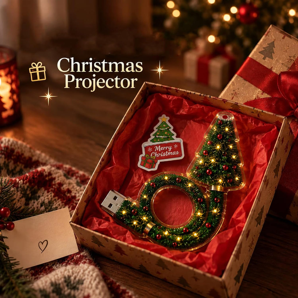 Christmas Projector Tree Light – 6+ Magical Patterns from One Festive Lamp