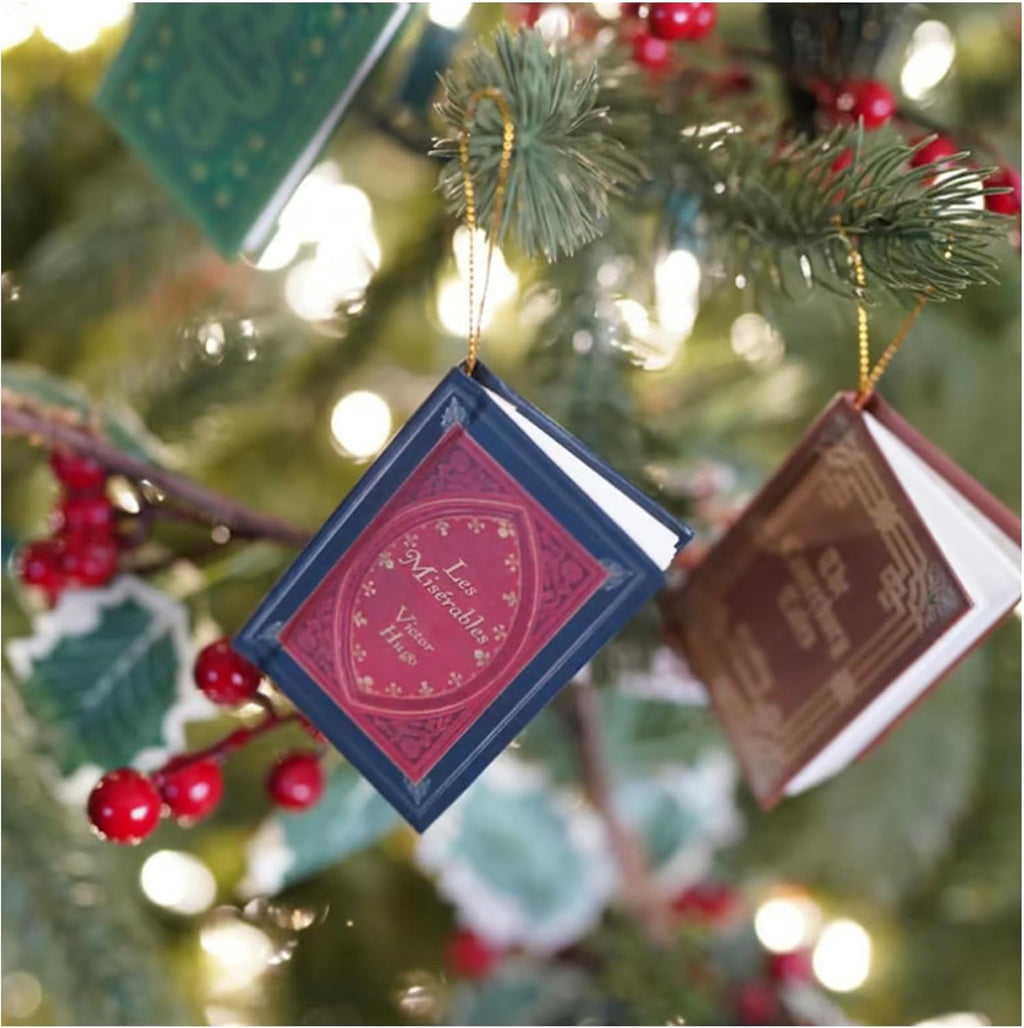 Mini Book Ornament Advent Calendar,Book Lover Advent Calendar 2026,Christmas Advent Calendar,2026 Lovers Gifts for Women Christmas for Lovers