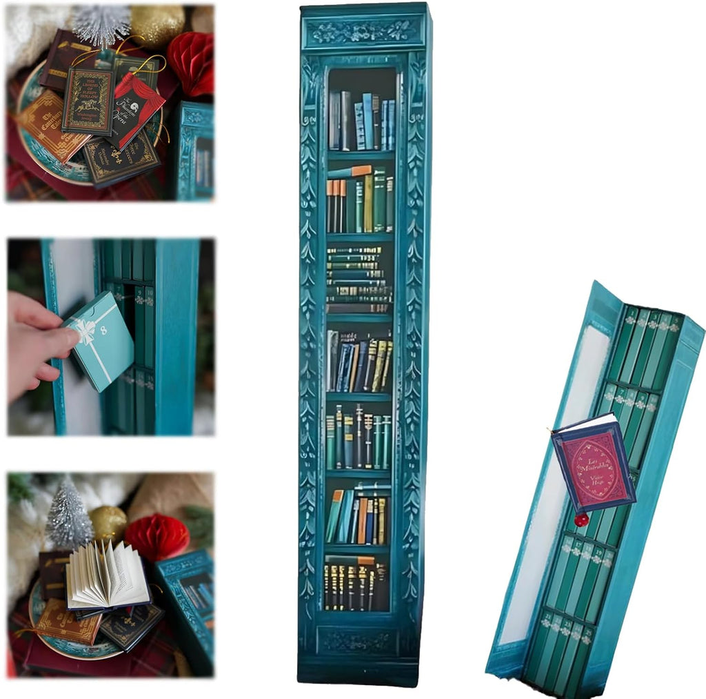 Mini Book Ornament Advent Calendar,Book Lover Advent Calendar 2026,Christmas Advent Calendar,2026 Lovers Gifts for Women Christmas for Lovers