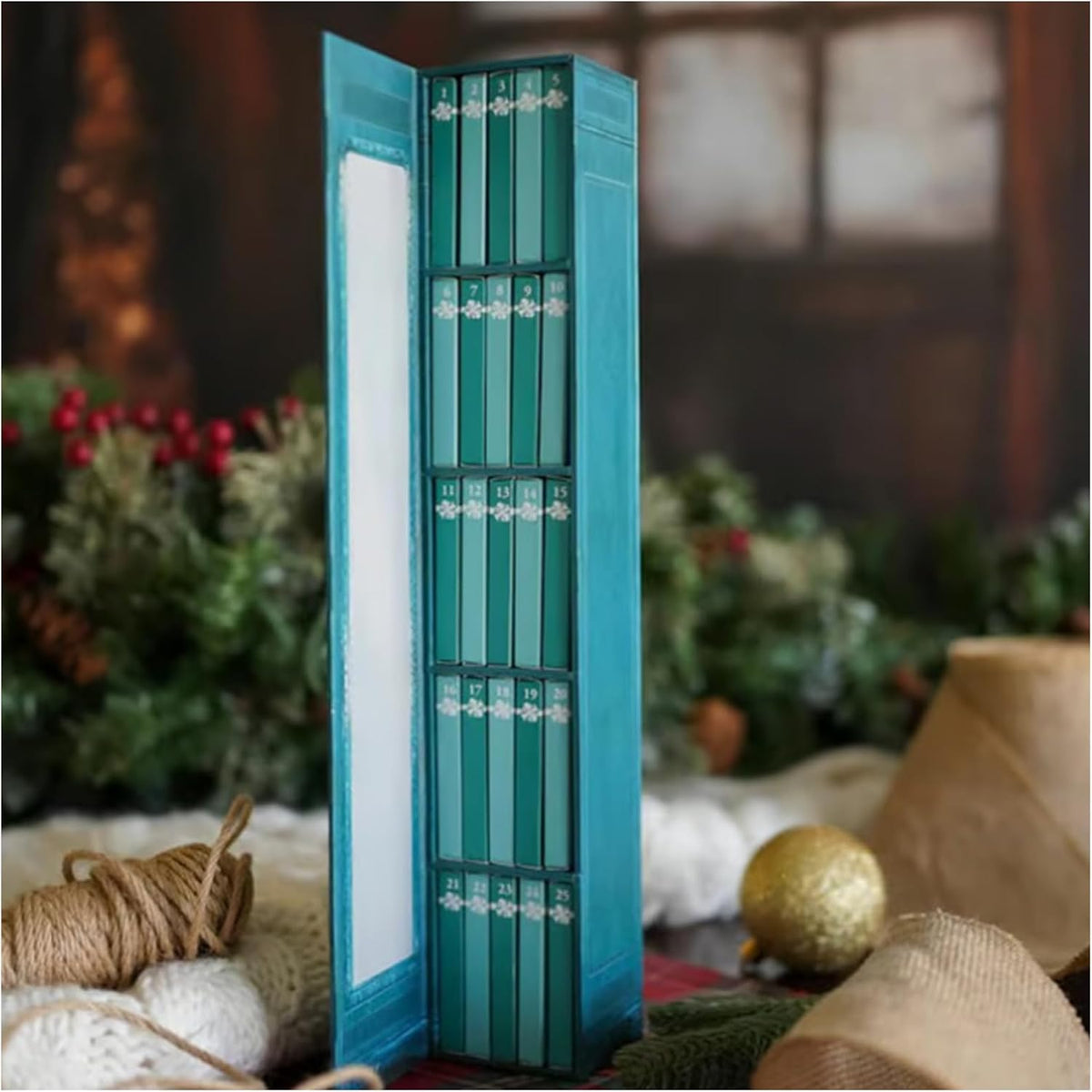 Mini Book Ornament Advent Calendar,Book Lover Advent Calendar 2026,Christmas Advent Calendar,2026 Lovers Gifts for Women Christmas for Lovers