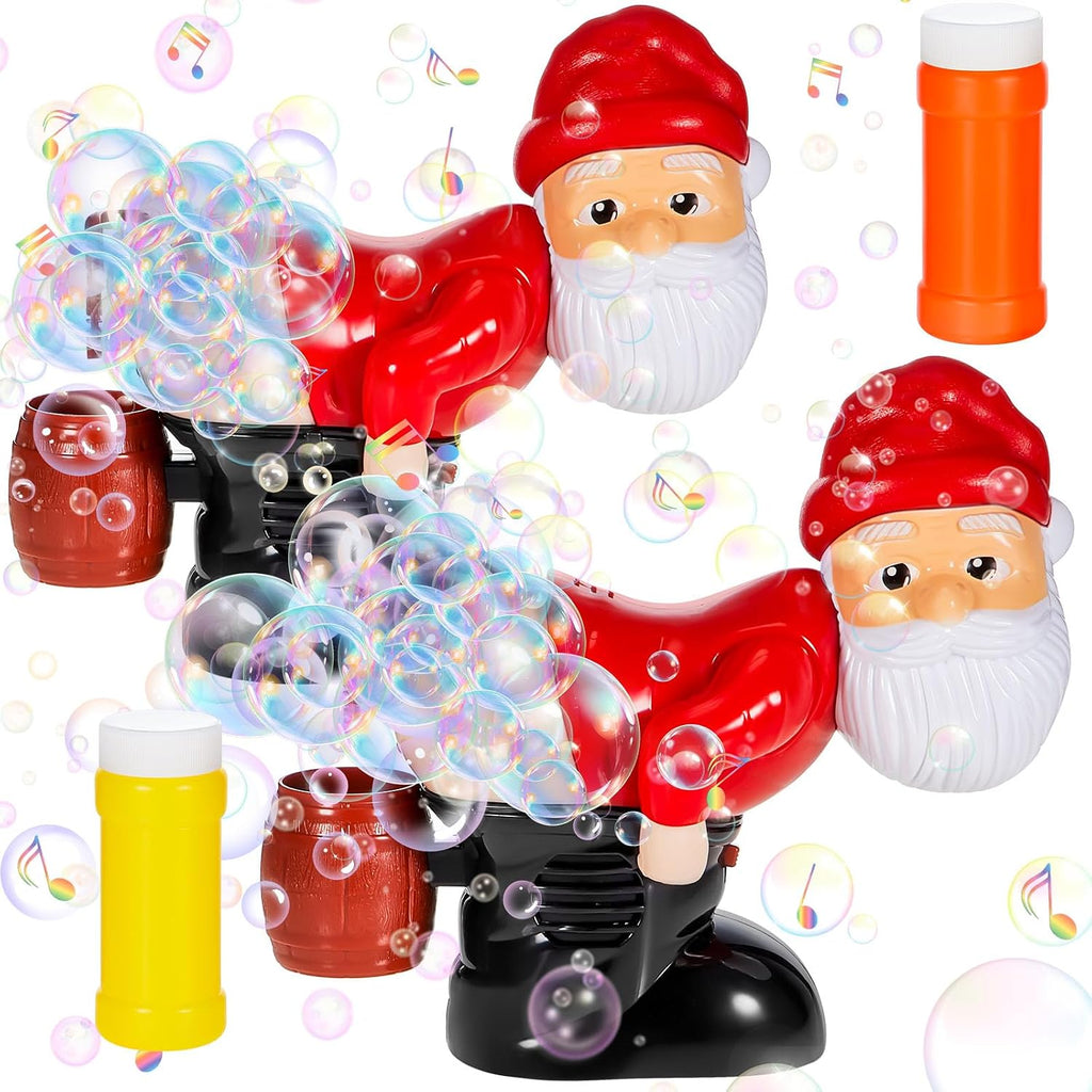 Funny Santa Musical Bubble Machine – Bubbles, Lights & Big Christmas Laughs
