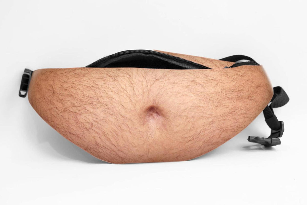 False Belly, Beer Belly, Zero Wallet, Belly, Waist Bag, Anti Harassment, Big Belly, Beer Belly, Artificial Leather, Pu