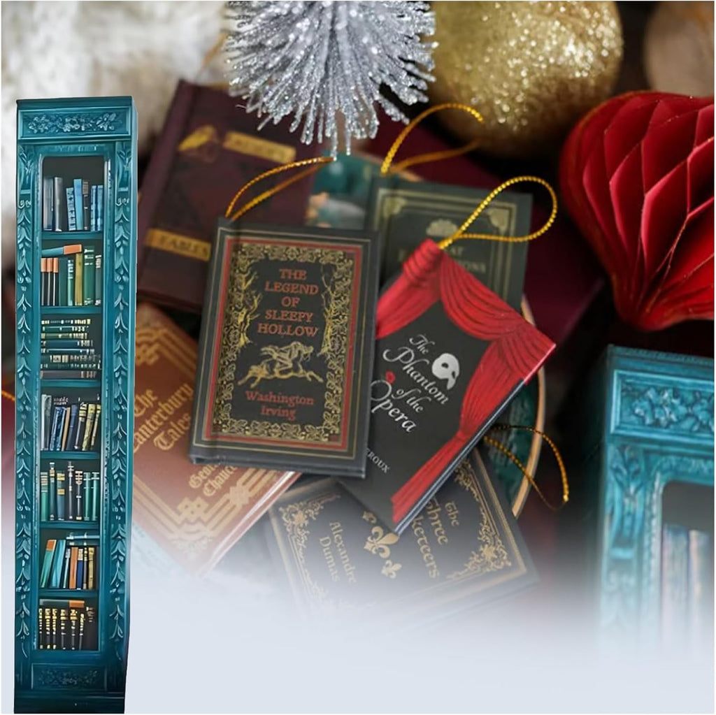 Mini Book Ornament Advent Calendar,Book Lover Advent Calendar 2026,Christmas Advent Calendar,2026 Lovers Gifts for Women Christmas for Lovers