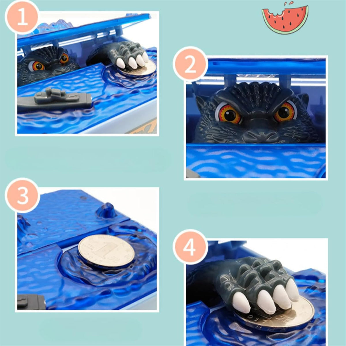 Electronic Dinosaur Coin Bank – Watch It Snatch Every Coin