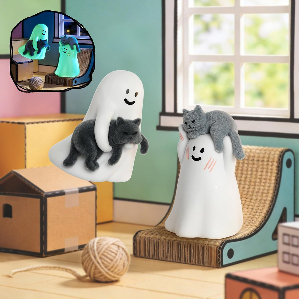 Cat-Themed Mystery Figure Blind Box – Unbox a Playful Feline Surprise