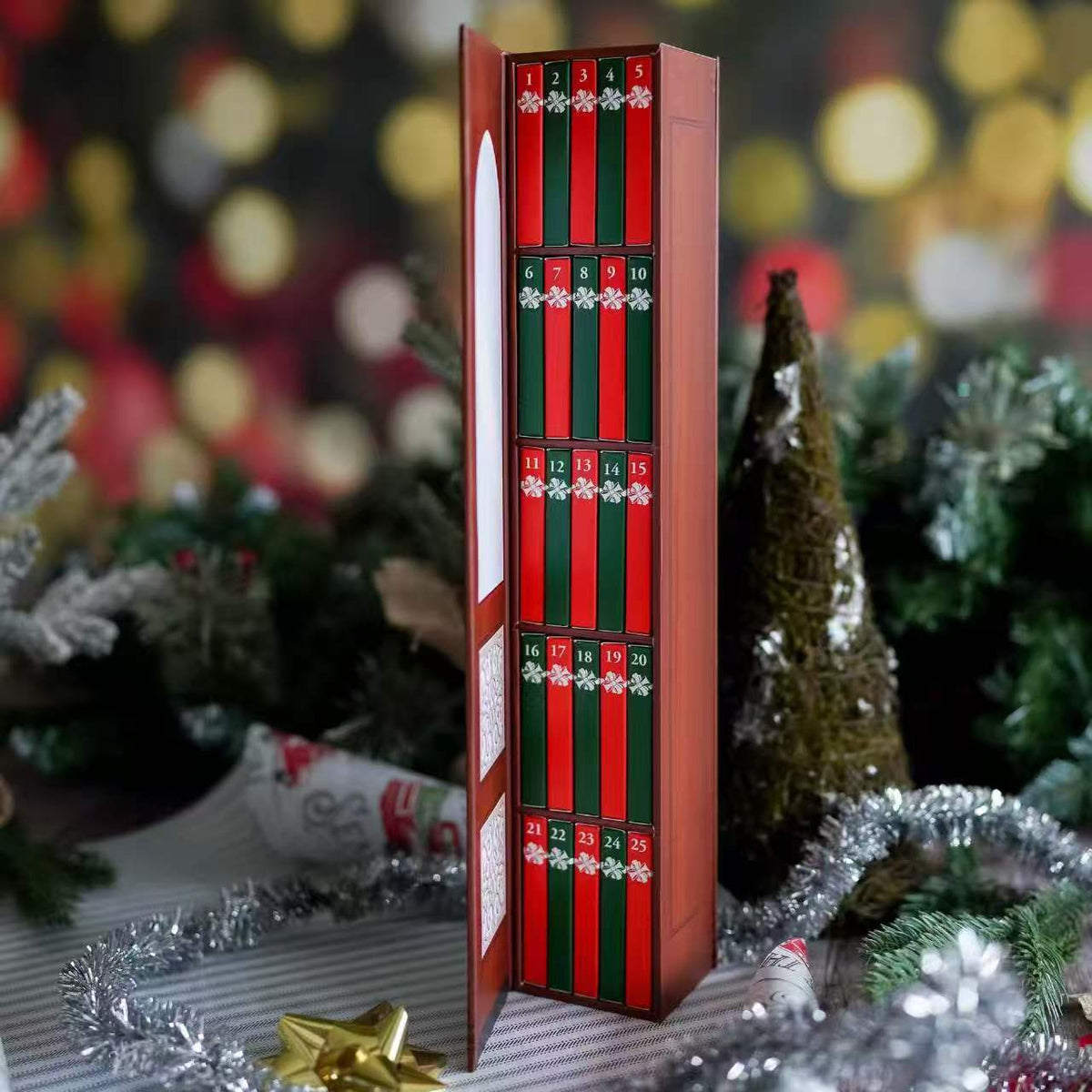 Mini Book Ornament Advent Calendar,Book Lover Advent Calendar 2026,Christmas Advent Calendar,2026 Lovers Gifts for Women Christmas for Lovers