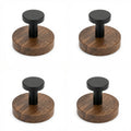 Walnut Wood Suction Cup Hooks (4 Pack) product image 1