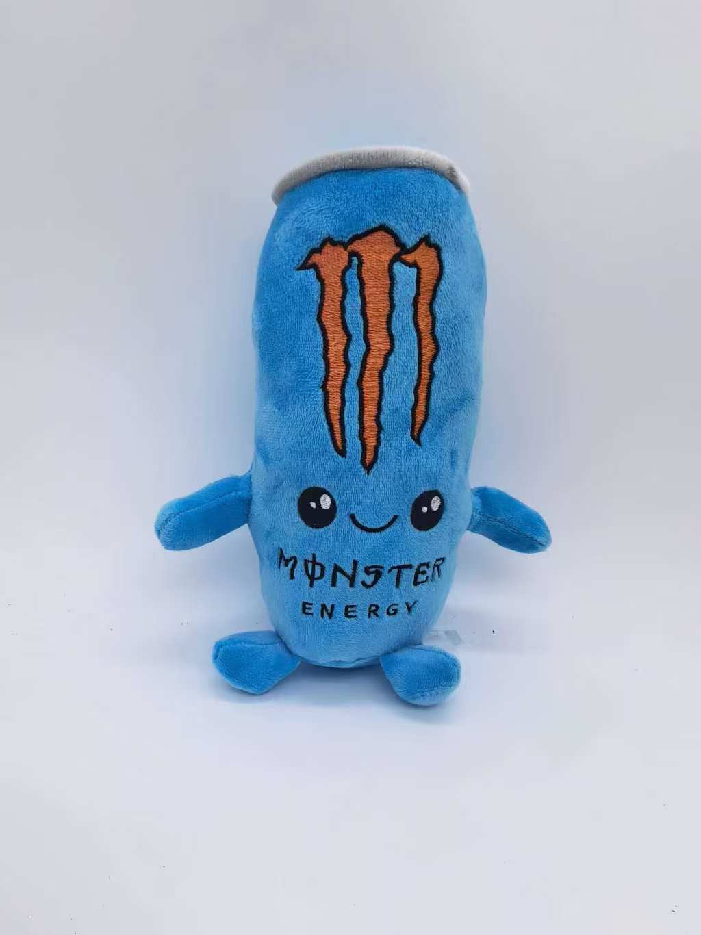 White Monster Energy Drink Can Plush Toy Soft Stuffed Decor Gift Collectible