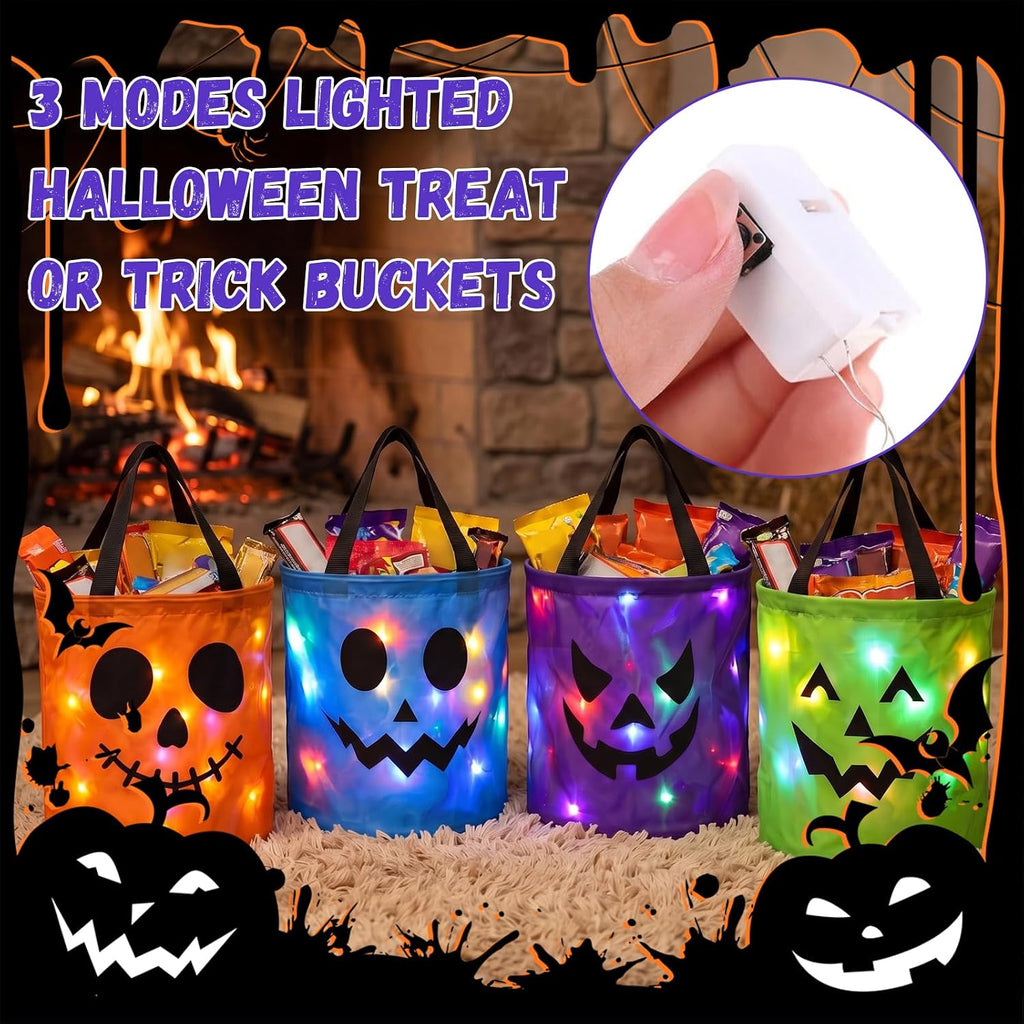 Light-Up Halloween Treat Bags – Collect Candy and Glow Through the Night