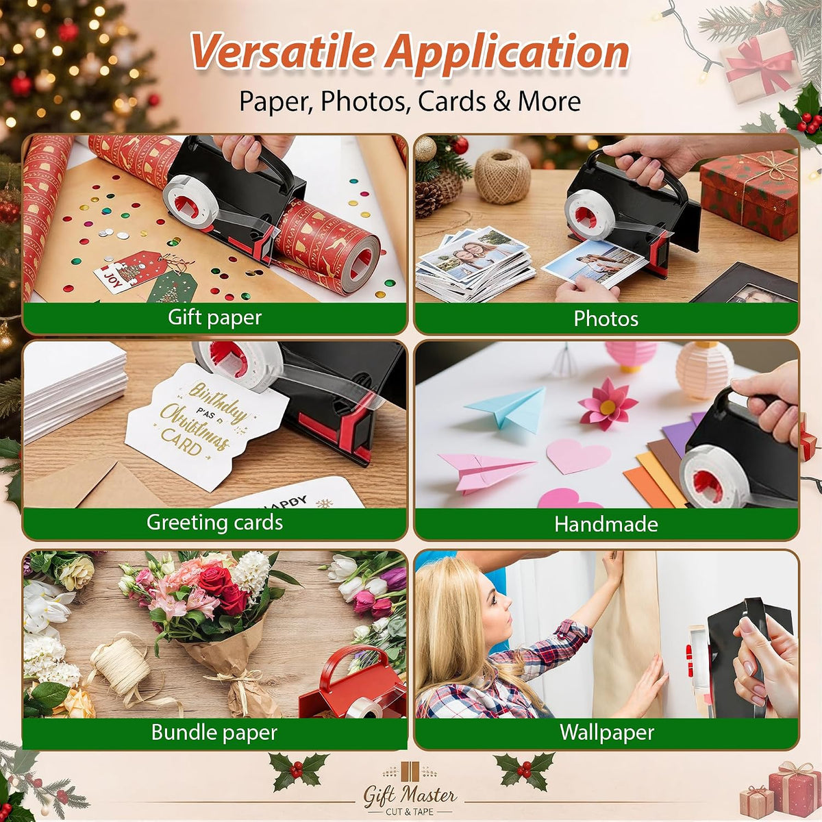 Gift Wrap Cutter with Tape Dispenser – Make Every Gift-Wrapping Session Easier