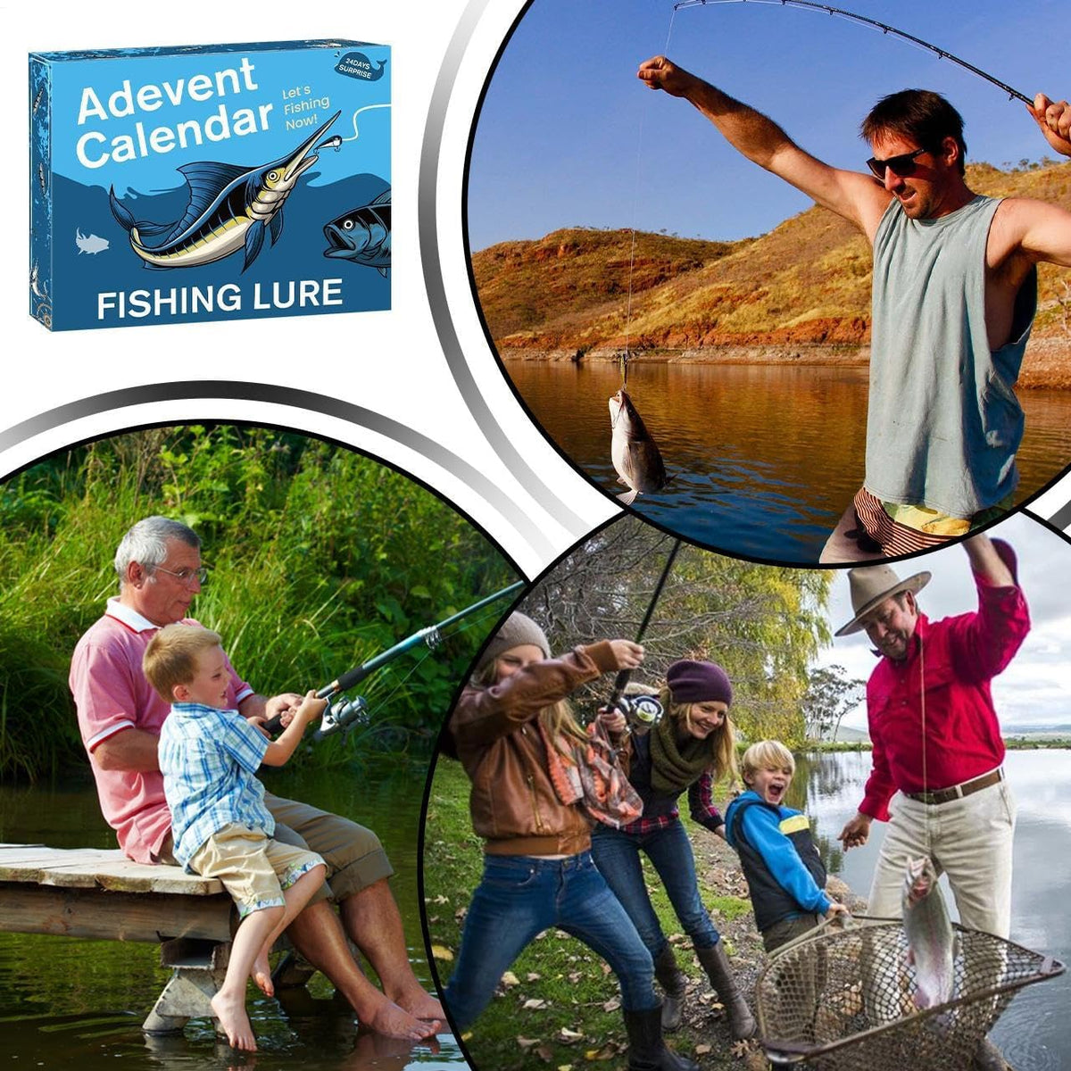 24-Day Fishing Lure Advent Calendar – A New Angling Surprise Every Day