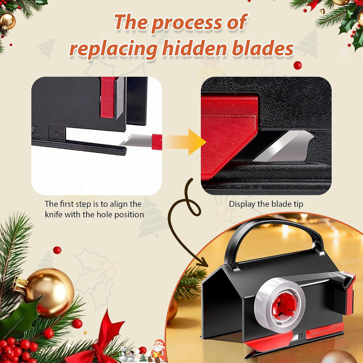Gift Wrap Cutter with Tape Dispenser – Make Every Gift-Wrapping Session Easier
