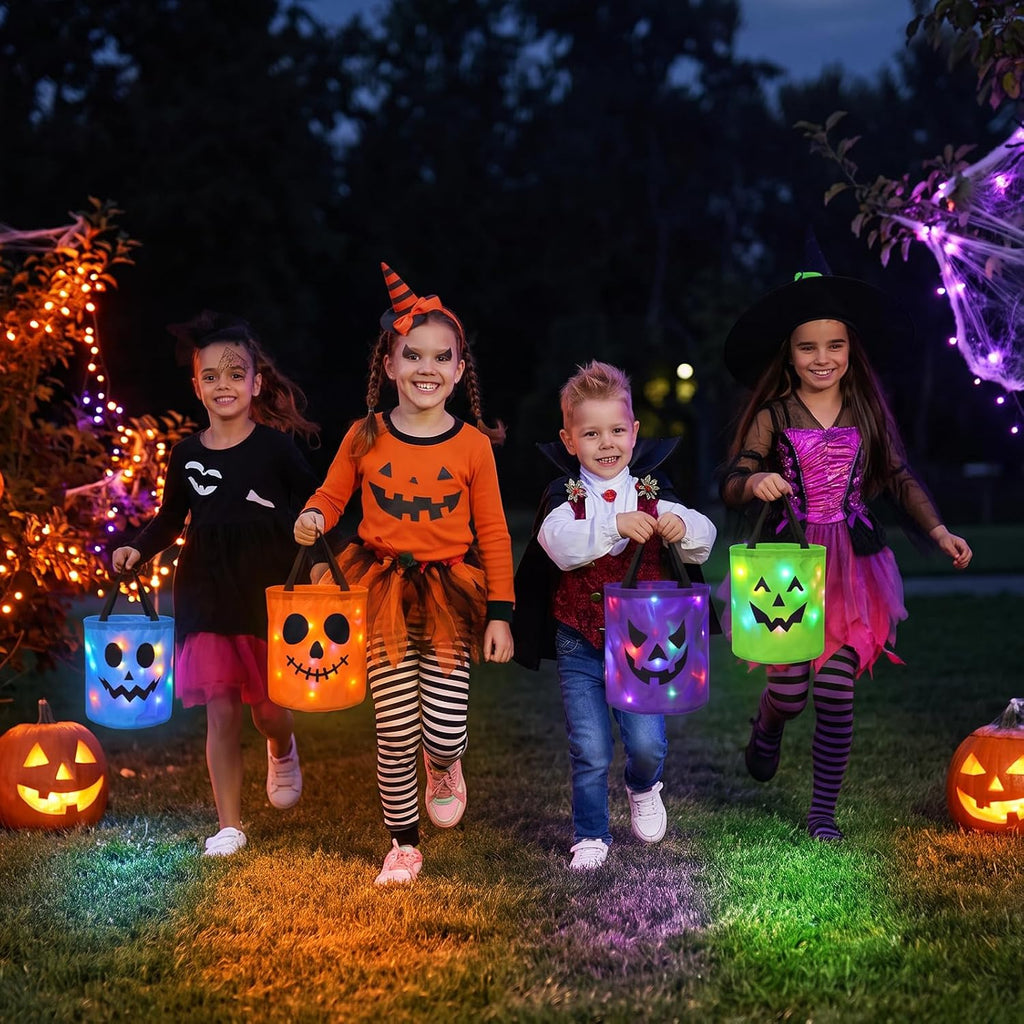 Light-Up Halloween Treat Bags – Collect Candy and Glow Through the Night