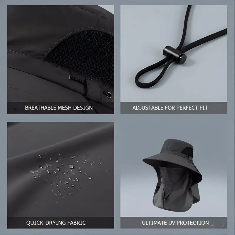 Detachable Sun Hat with Face & Neck Protection product image 3