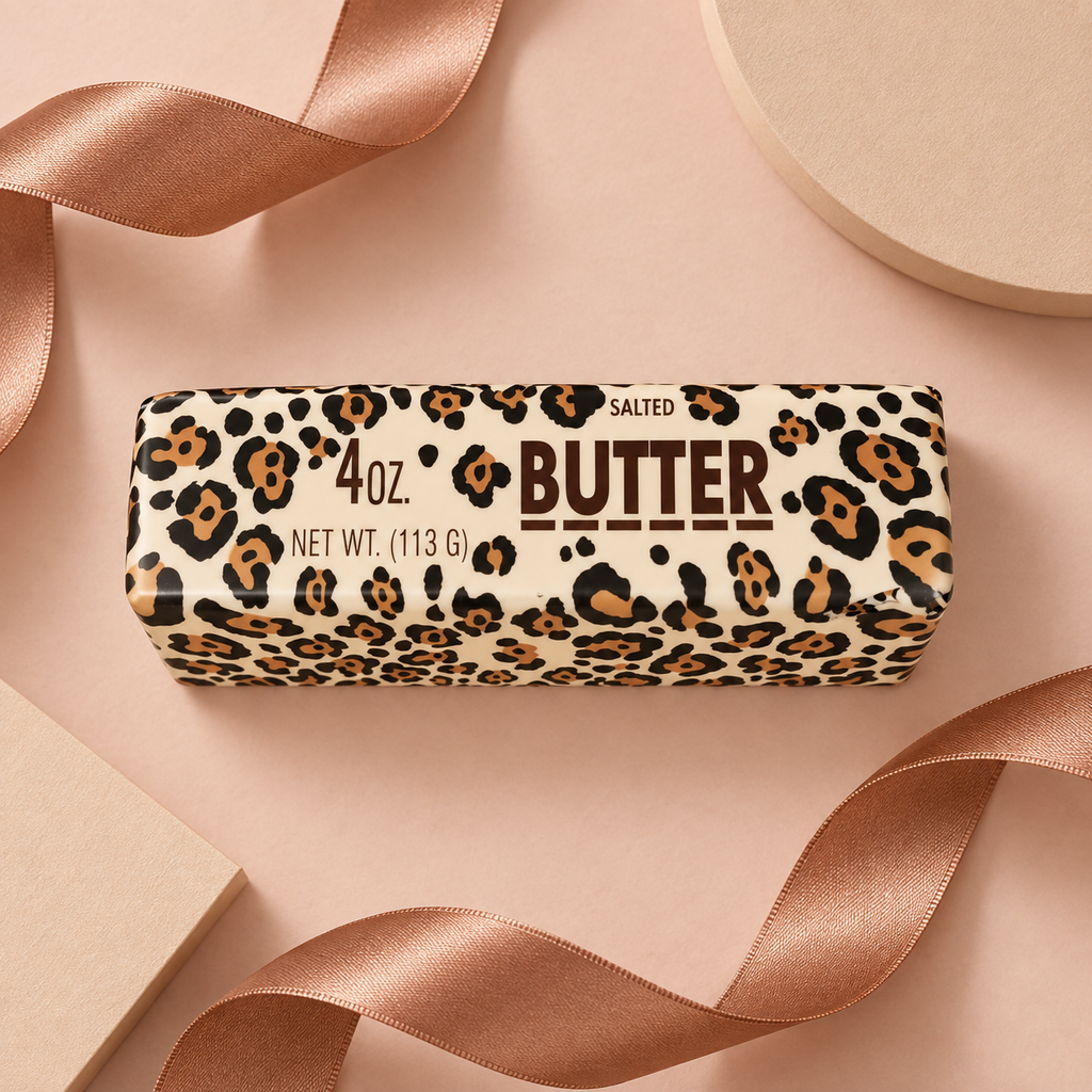 Leopard Butter Bar Squishy Toy – A Wildly Fun Squeeze